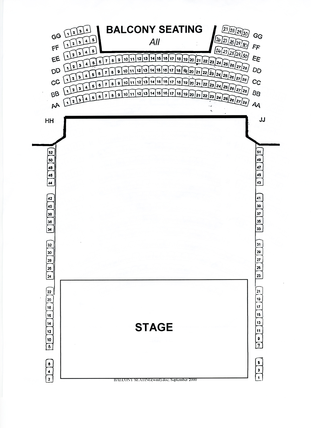 Porter Center Seating Chart - Brevard Philharmonic